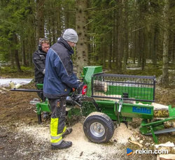 Elektryczny kombajn do drewna opałowego firmy kellfri Zdjęcie nr 8