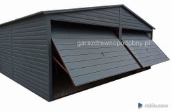 Garaż blaszany drewnopodobny 7x6 Zdjęcie nr 5