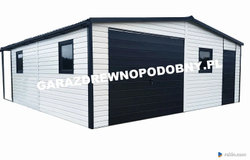 Garaż drewnopodobny 7×6 +1m wiaty Zdjęcie nr 5