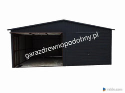 Garaż drewnopodobny 7×6 +1m wiaty Zdjęcie nr 7