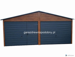 Garaż Blaszany Drewnopodobny 6x5 Zdjęcie nr 6