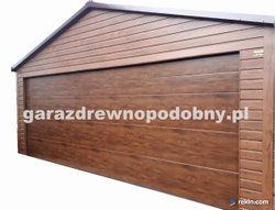 Oferta: Garaż Blaszany Drewnopodobny 6x5, wiaty, hale, konstrukcje stalowe