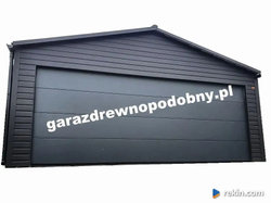 Garaż Blaszany Drewnopodobny 6x5, wiaty, hale, konstrukcje stalowe Zdjęcie nr 4