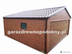 Oferta: Garaż Blaszany Drewnopodobny 6x5, wiaty, hale, konstrukcje stalowe